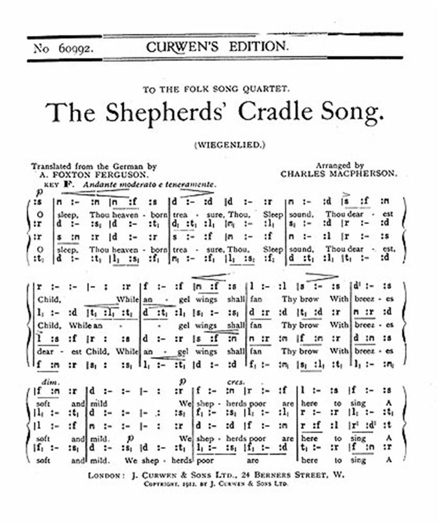 The Shepherds Cradle Song