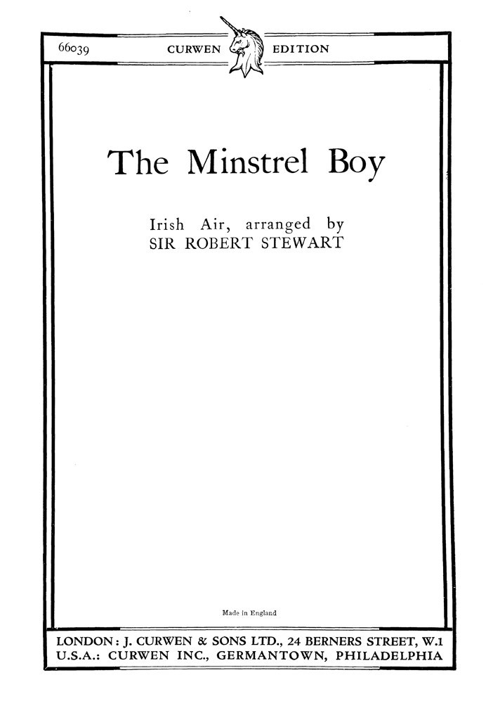 Minstrel Boy