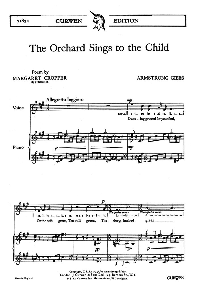 The Orchard Sings To The Child