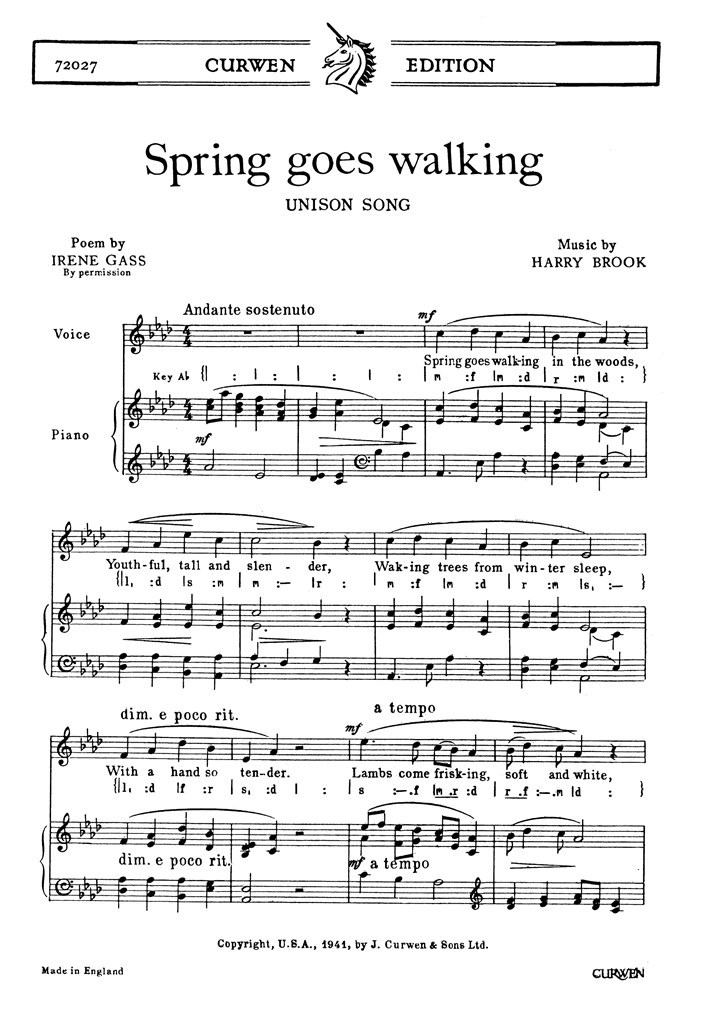 Spring Goes Walking