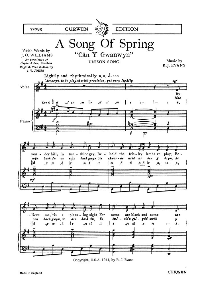A Song Of Spring