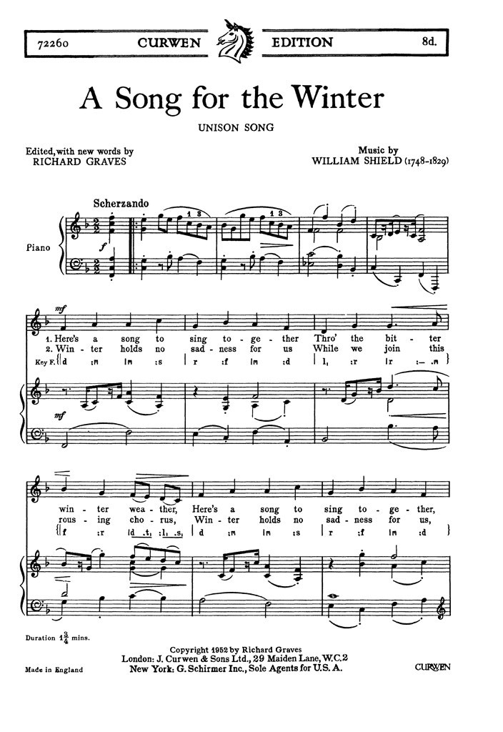 A Song For The Winter