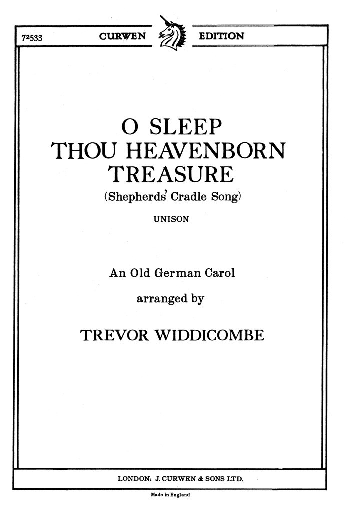 O Sleep Thou Heavenborn Treasure