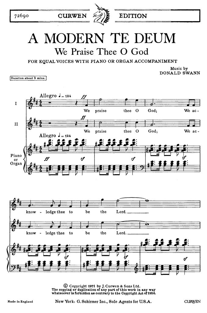 A Modern Te Deum