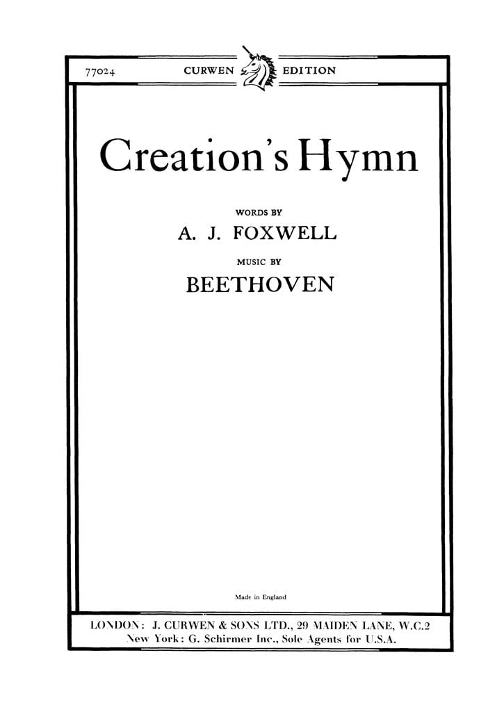 Creations Hymn