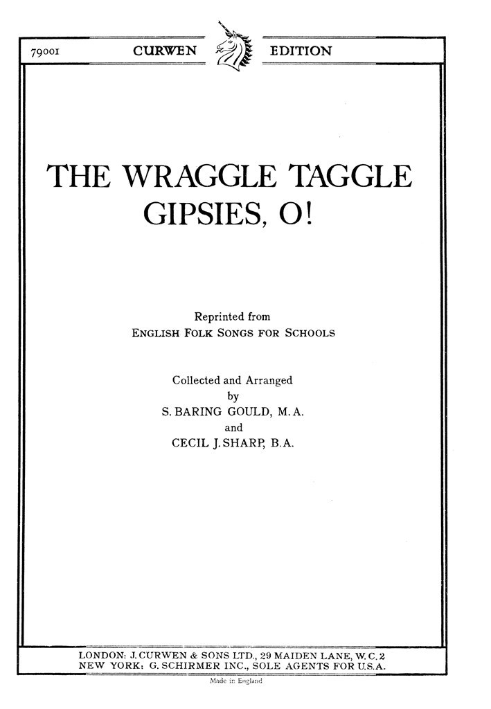 Sharp The Wraggle Taggle Gipsies, O!