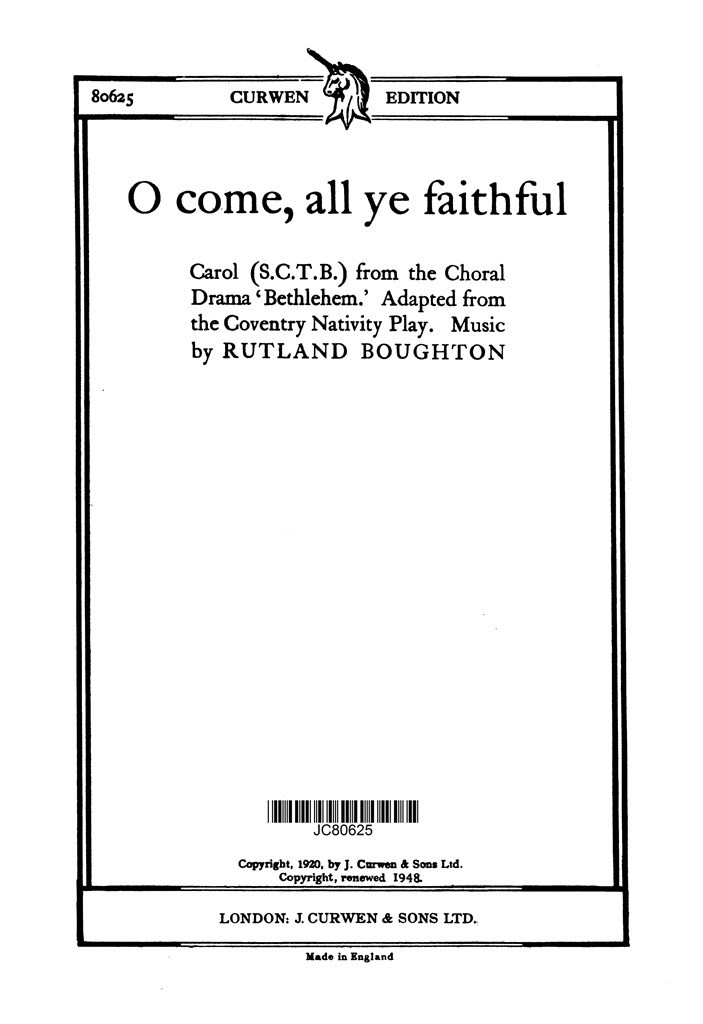 O Come, All Ye Faithful