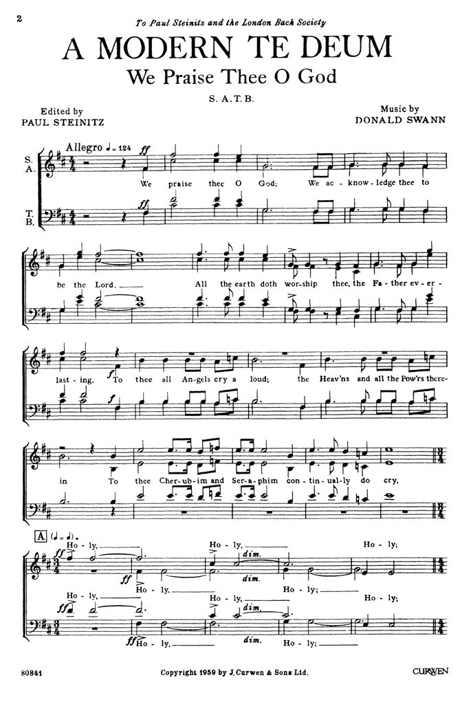 A Modern Te Deum