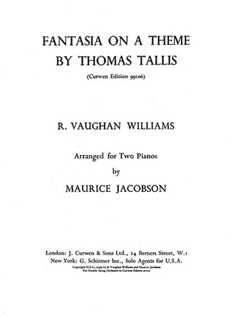 Fantasia On A Theme By Thomas Tallis