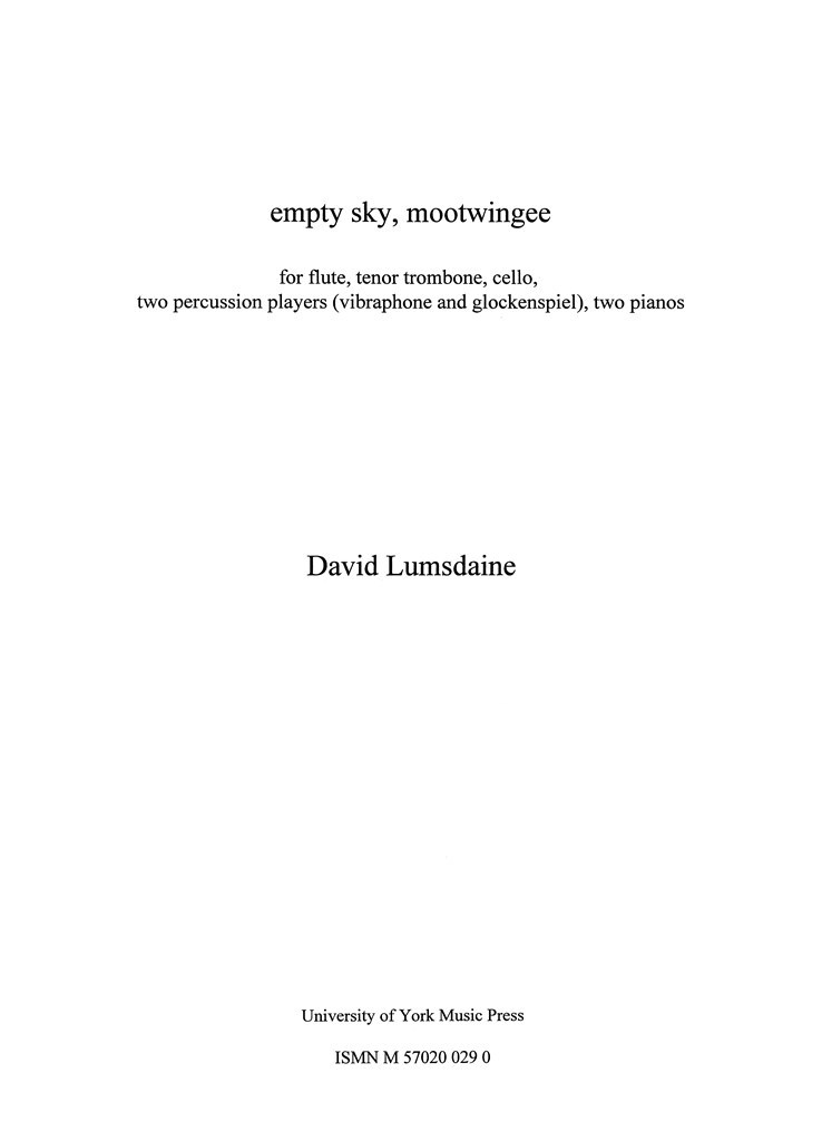 Empty Sky, Mootwingee