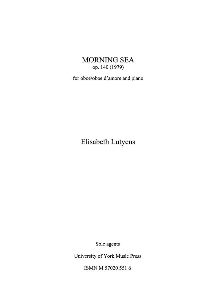 Morning Sea Op.140