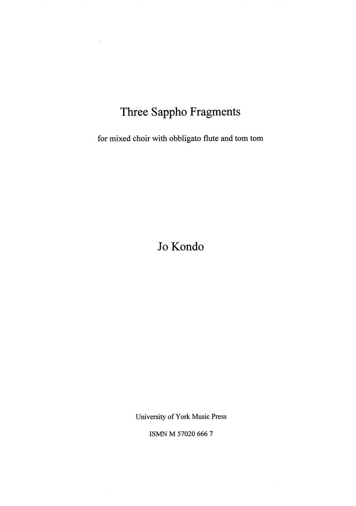 Three Sappho Fragments