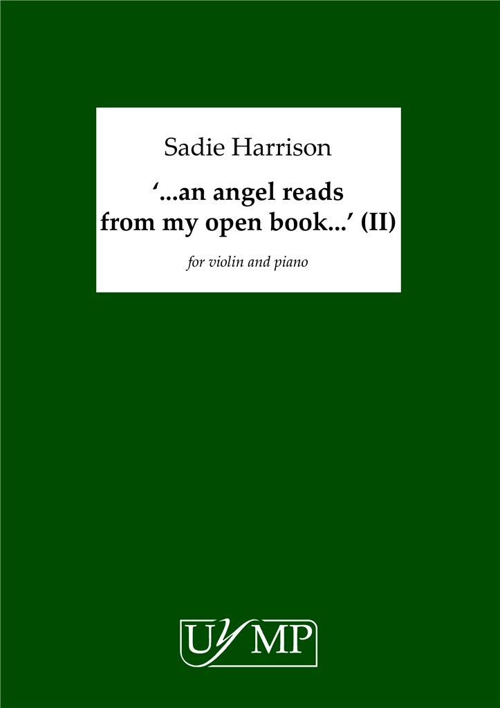 An angel reads my open book..'
