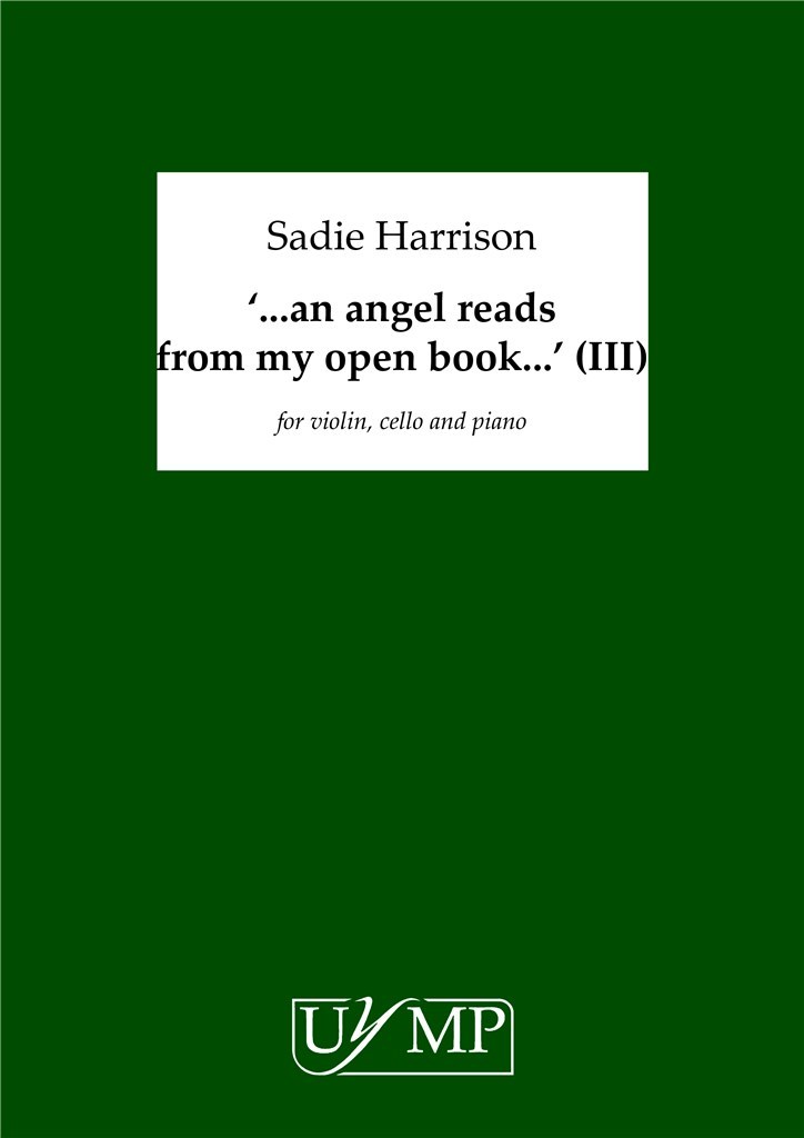 An angel reads my open book..'