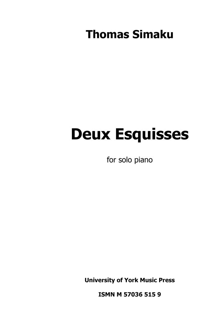 Deux Esquisses