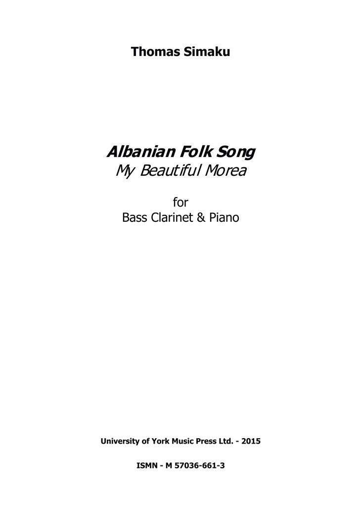 Albanian Folk Song My Beautiful Morea