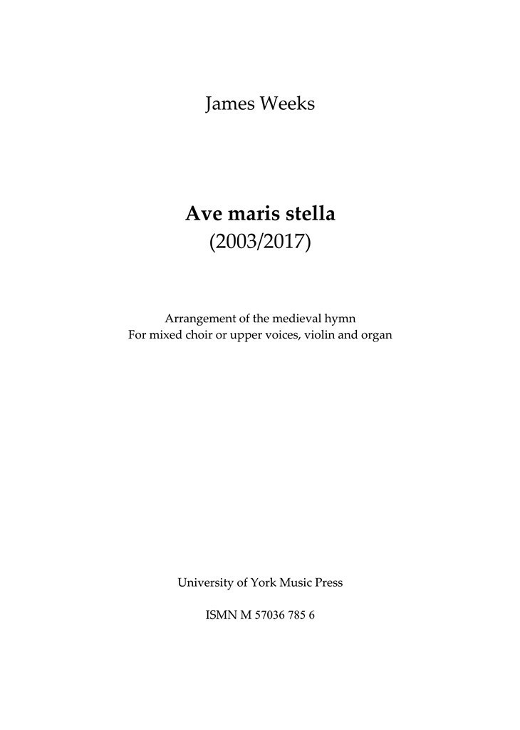Ave Maris Stella