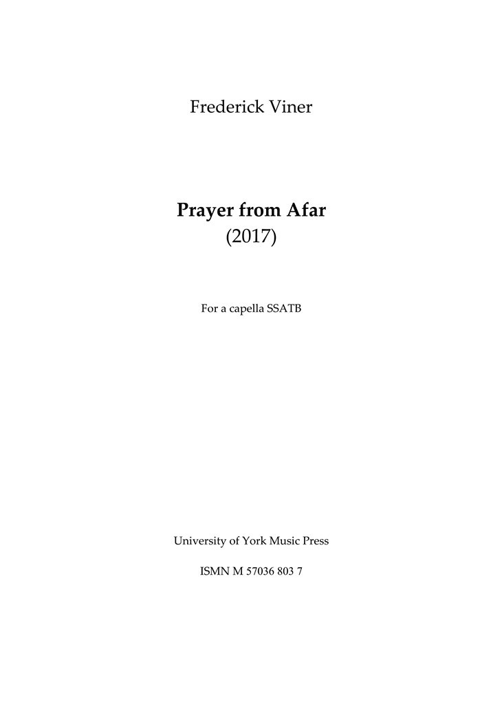 Prayer From Afar