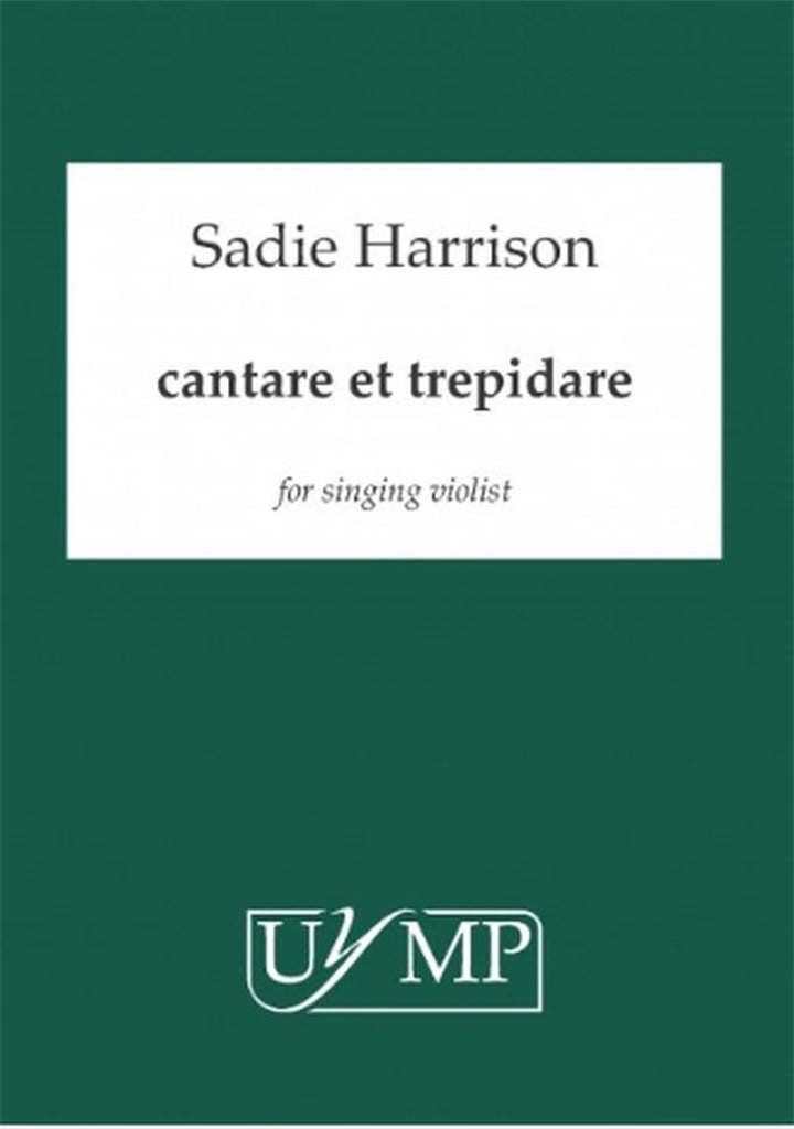 Cantare Et Trepidare Singing Violist