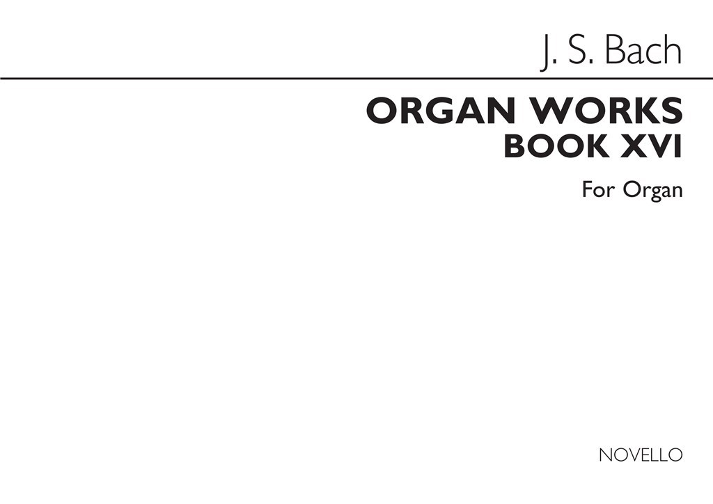 Organ Works Book 16