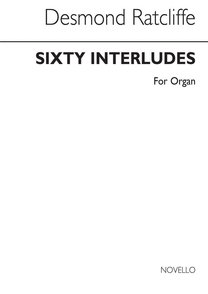 Sixty Interludes For Organ