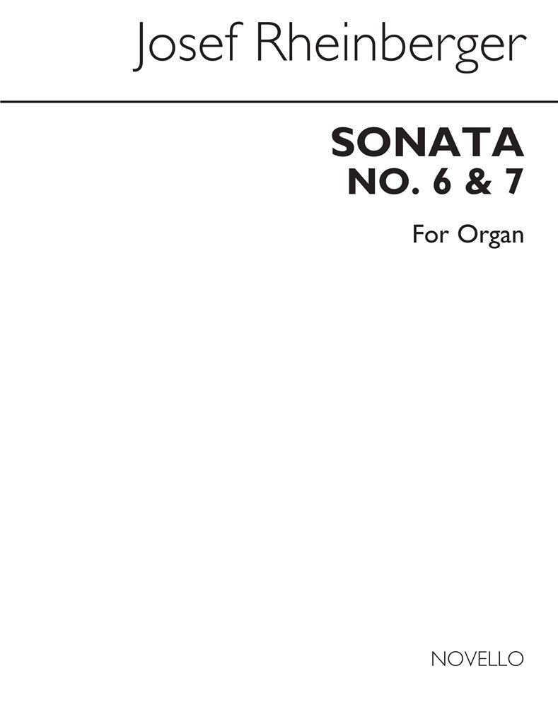 Sonatas 6 And 7 For Organ
