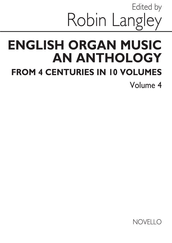 English Organ Music Volume Four