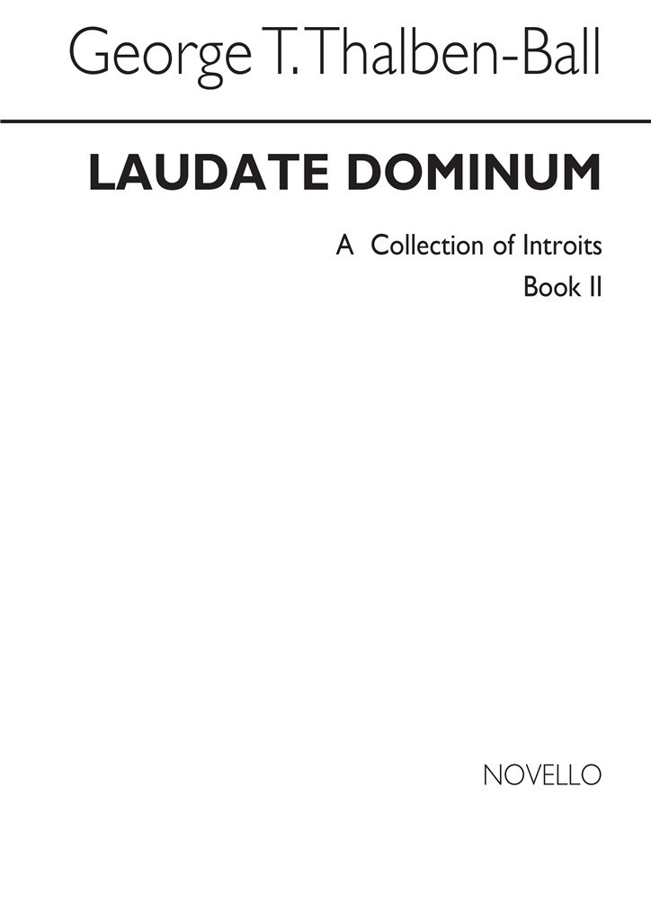 Laudate Dominum- A Collection Of Introits Book II