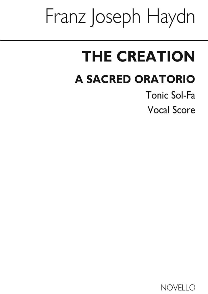 The Creation - A Sacred Oratorio