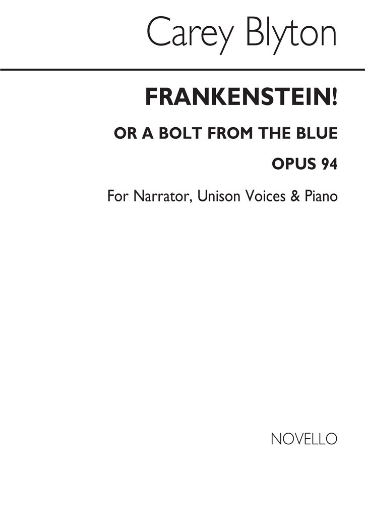 Frankenstein Vocal Score