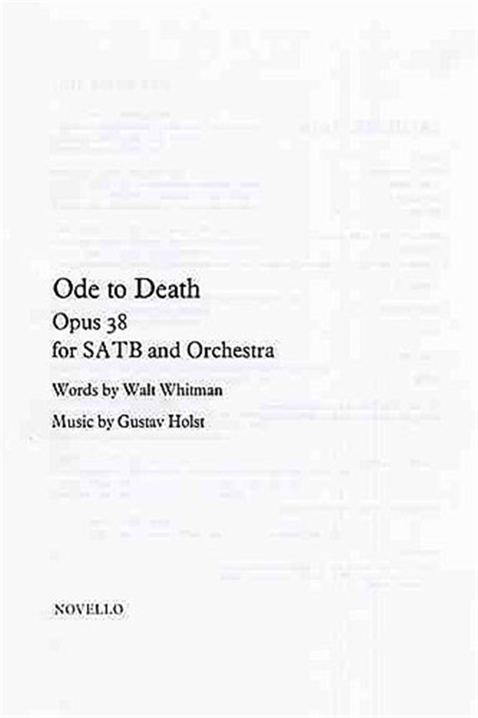 Ode To Death Op.38