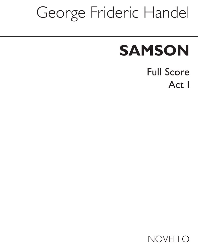 Samson (Ed. Burrows) - Full Score