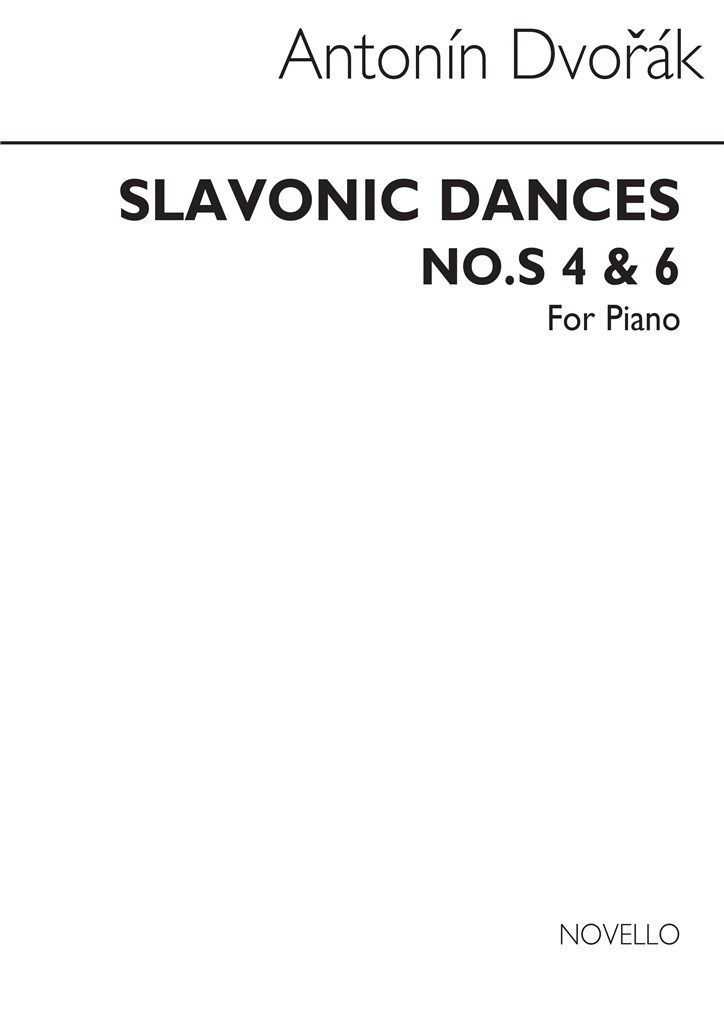 Slavonic Dances Nos. 4 And 6 (Piano Part)