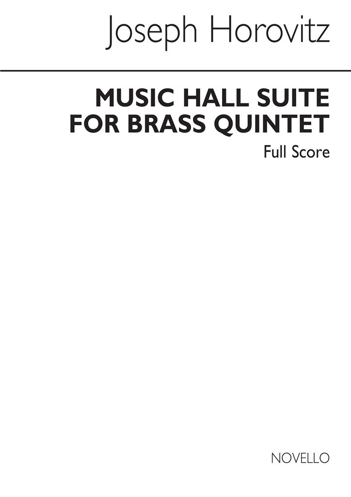 Music Hall Suite For Brass Quintet