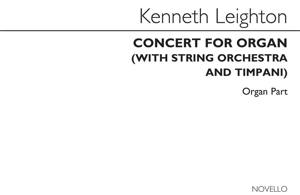 Concerto For Organ (Organ Part)