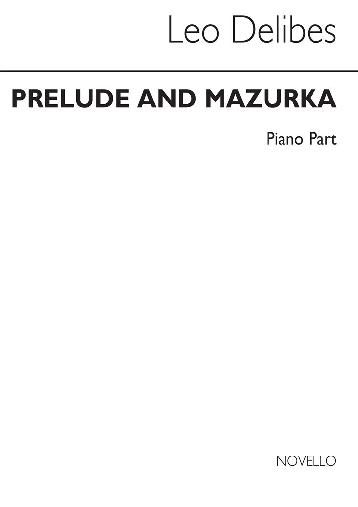 Prelude & Mazurka (Cobb) Pf Pt