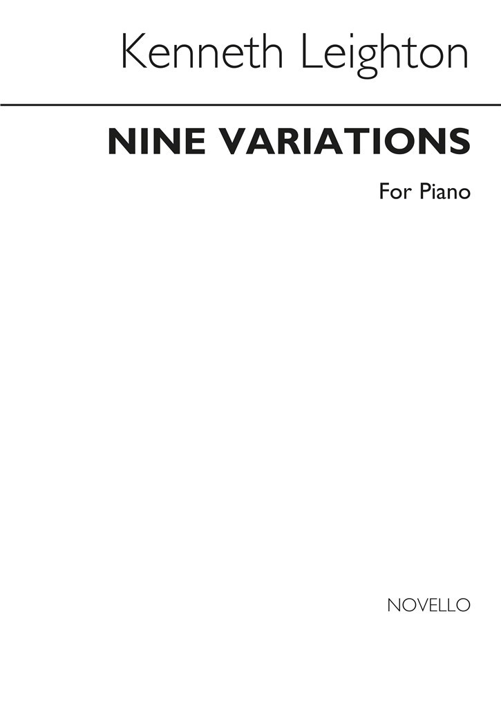 Nine Variations Op. 36 for Piano