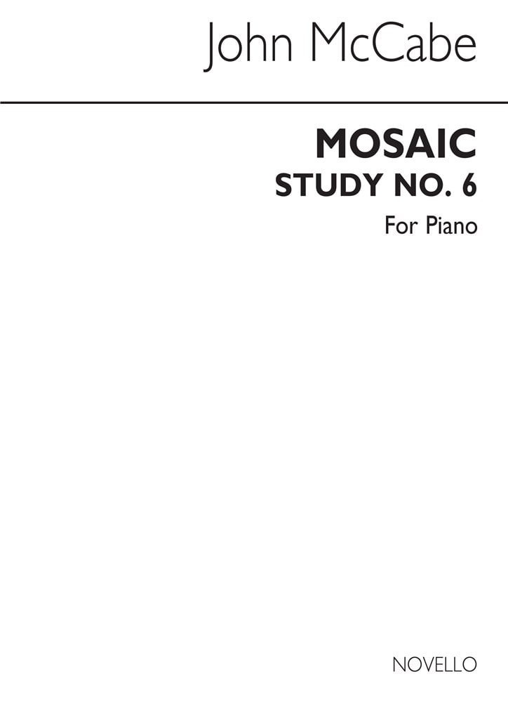 Mosaic Study No.6 for Piano