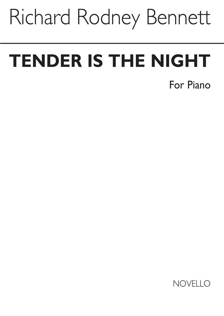 Tender Is The Night For Piano