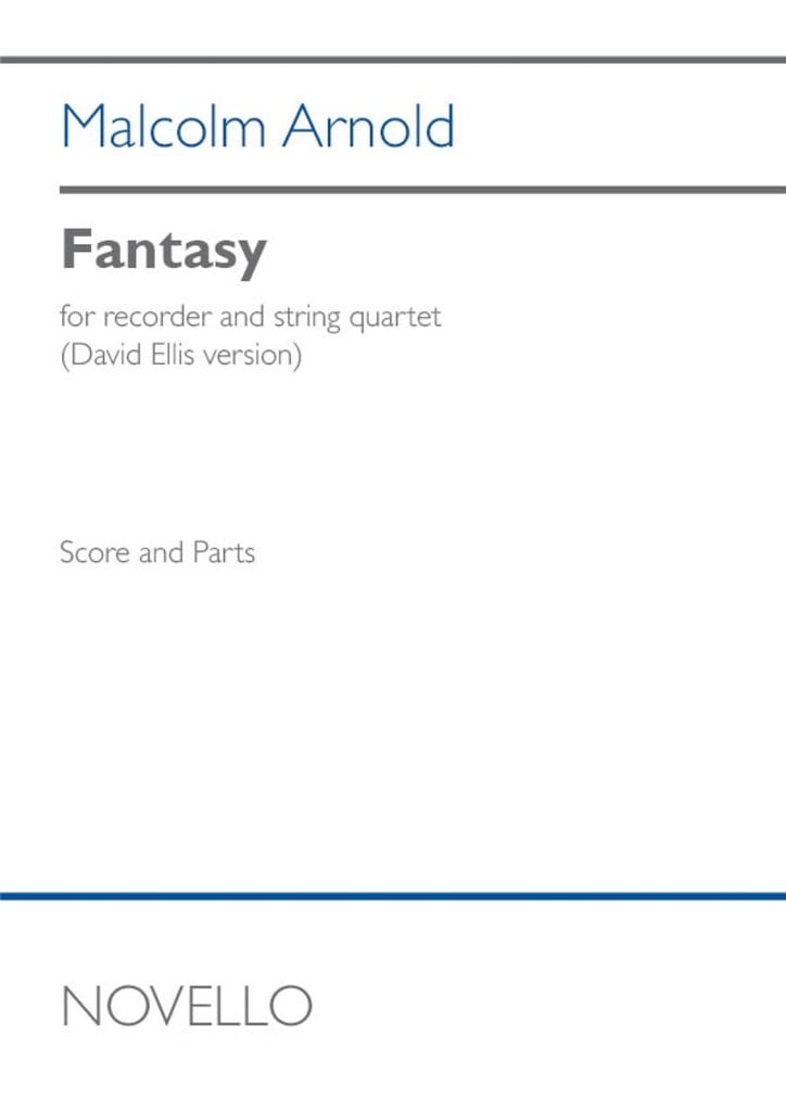 Fantasy for Recorder and String Quartet