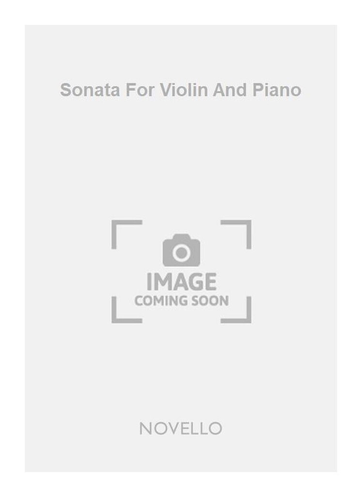 Sonata For Violin And Piano