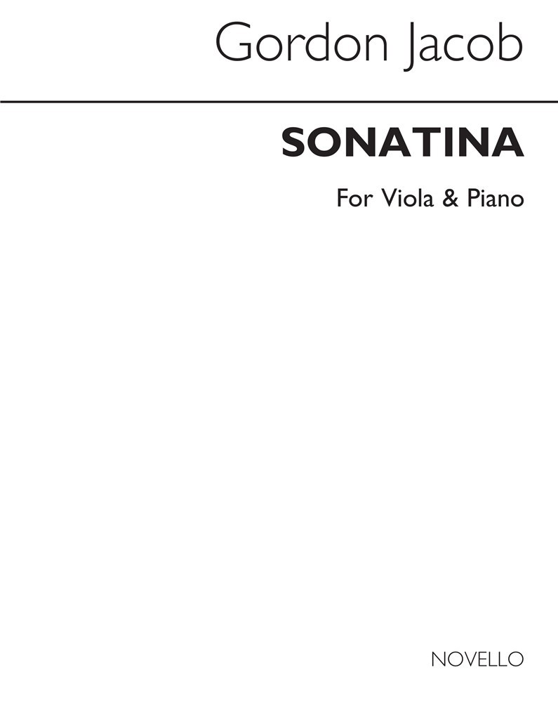 Sonatina for Viola and Piano