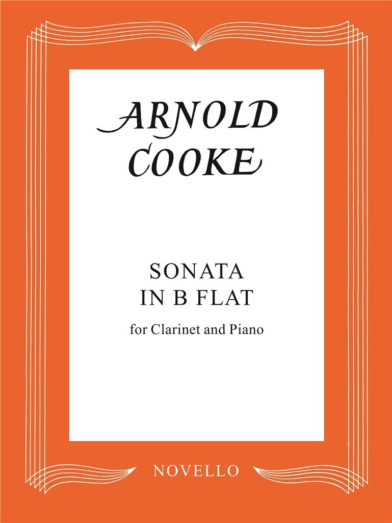Sonata In B Flat For Clarinet And Piano