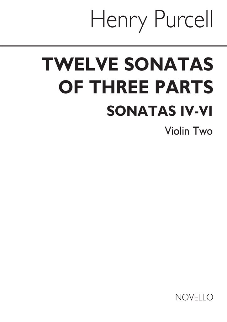 12 Sonatas Of Three Parts For Violin 2