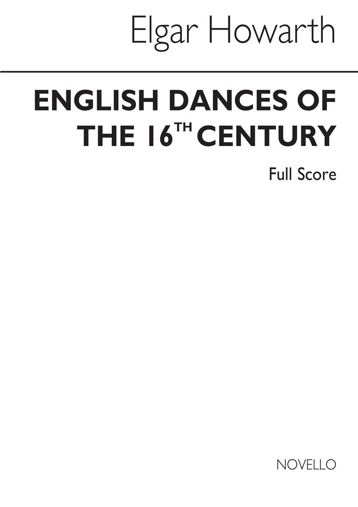 English Dances From the 16th Century
