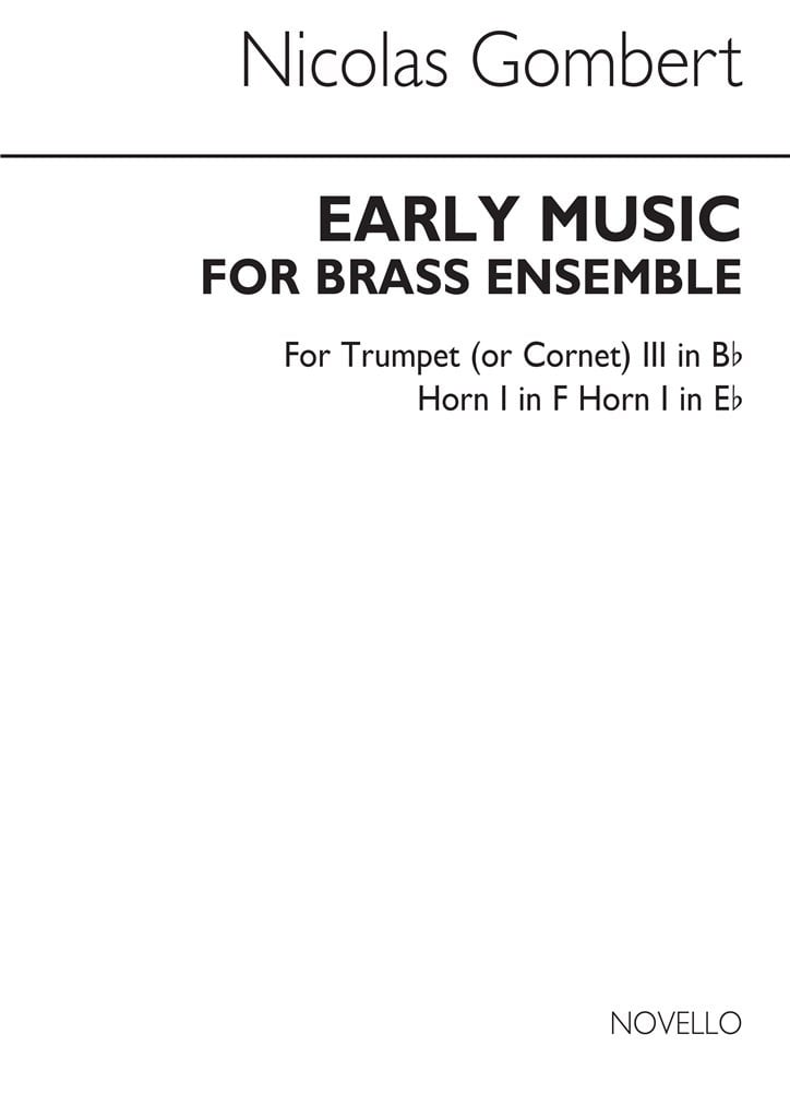 Early Music For Brass Ensemble
