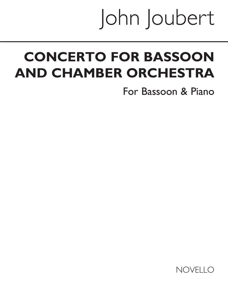 Concerto For Bassoon (With Piano Reduction)