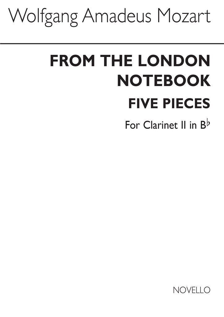 From The London Notebook (Clarinet 2 Part)