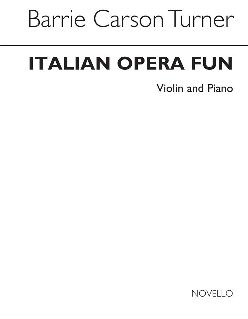 Italian Opera Fun For Violin