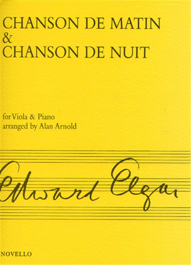 Chanson De Matin And Chanson De Nuit (Viola/Piano)